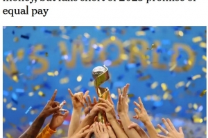 TA:FIFA拟将2027女足世界杯奖金翻倍至至少2.2亿美元